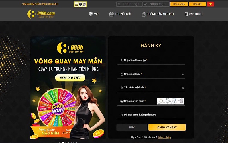 Quy trình đăng ký tài khoản 888B